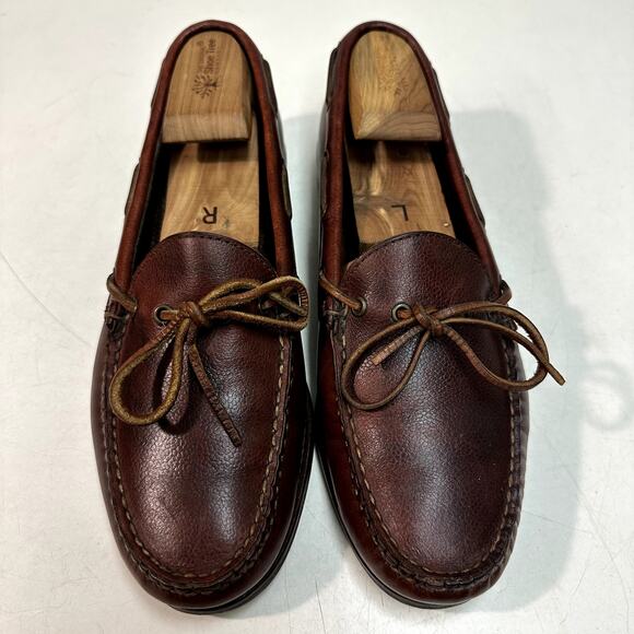 NEW HEELS Rancourt & Co. x Ralph Lauren Camp Loafer Moc Made in Maine, USA 9.5 - Picture 3 of 13